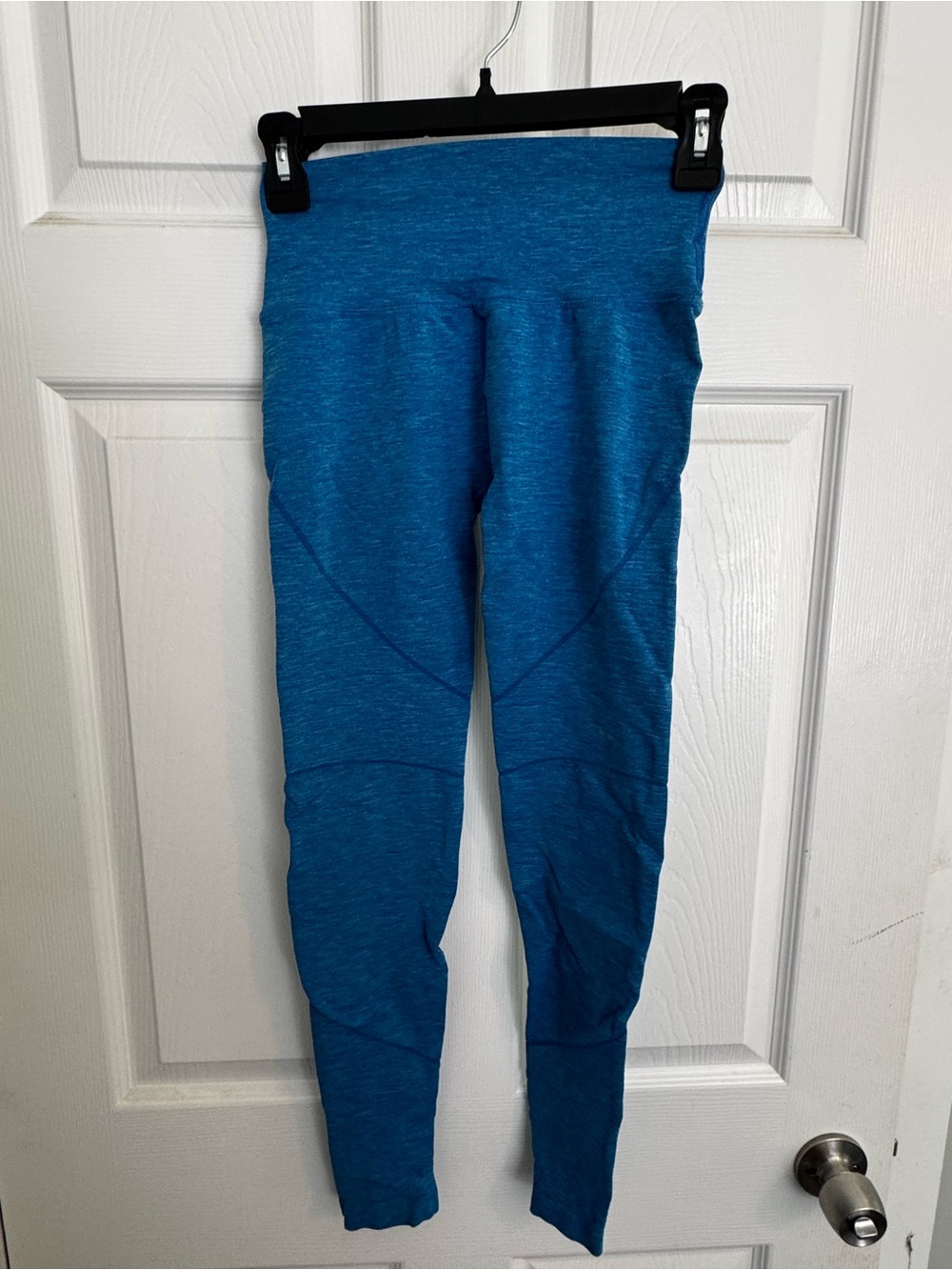 Womens Blue Alphalete Leggings